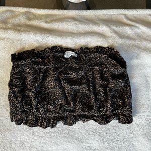 Brown American Eagle Printed Tube Top